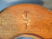 An Inlaid Satinwood Tray on Stand