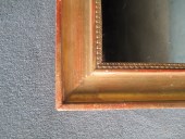 A Large Gilded 2-plate Mirror A323